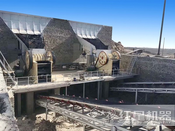 顎式粉碎機(jī)客戶現(xiàn)場