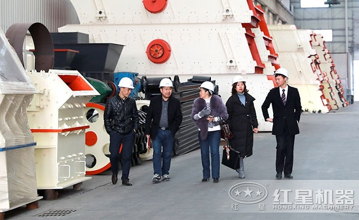 振動(dòng)篩客戶(hù)來(lái)訪