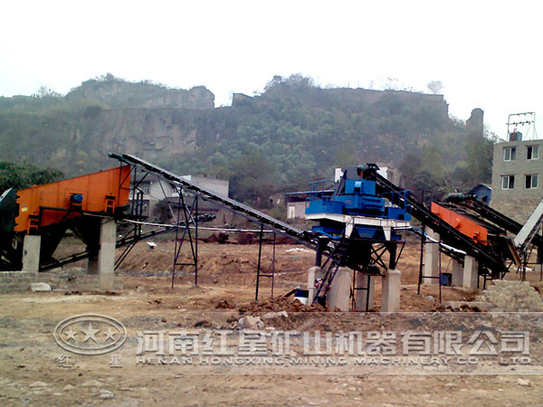 人工砂生產線作業現場 人工砂生產線作業現場