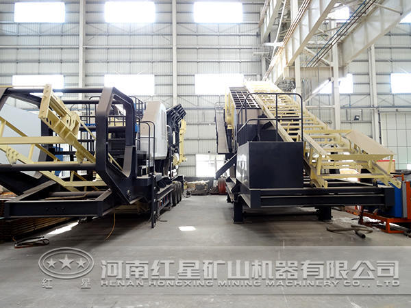 移動(dòng)式破碎站生產(chǎn)車間 移動(dòng)式破碎站生產(chǎn)車間