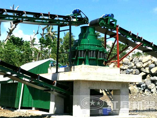 圓錐破碎機作業現場 圓錐破碎機作業現場