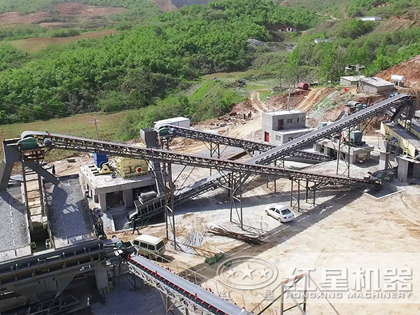 山東某地100t/h鵝卵石制砂生產線 山東某地100t/h鵝卵石制砂生產線