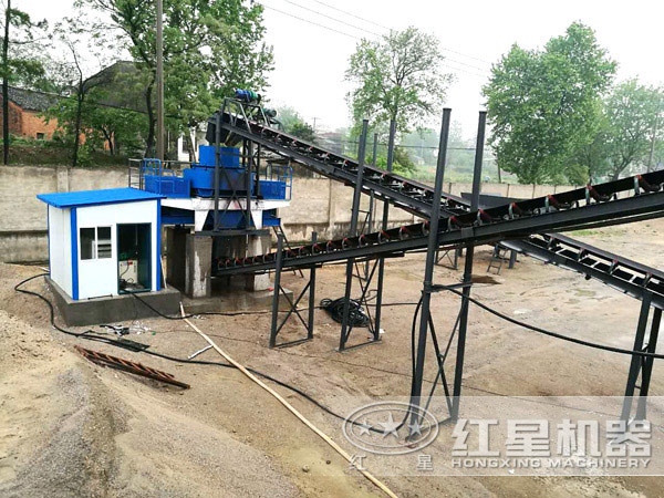 500tph沖擊式制砂機生產現場 500tph沖擊式制砂機生產現場