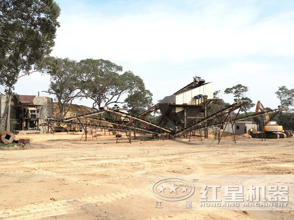 時產(chǎn)400噸石料破碎生產(chǎn)線 時產(chǎn)400噸石料破碎生產(chǎn)線