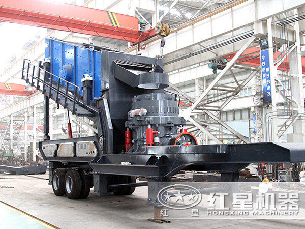 輪胎式圓錐破移動破碎站 輪胎式圓錐破移動破碎站