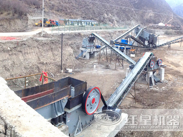 建筑石打石制砂機生產現場 建筑石打石制砂機生產現場