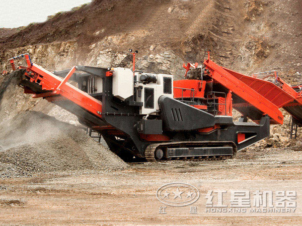 移動式城市垃圾破碎站生產現(xiàn)場