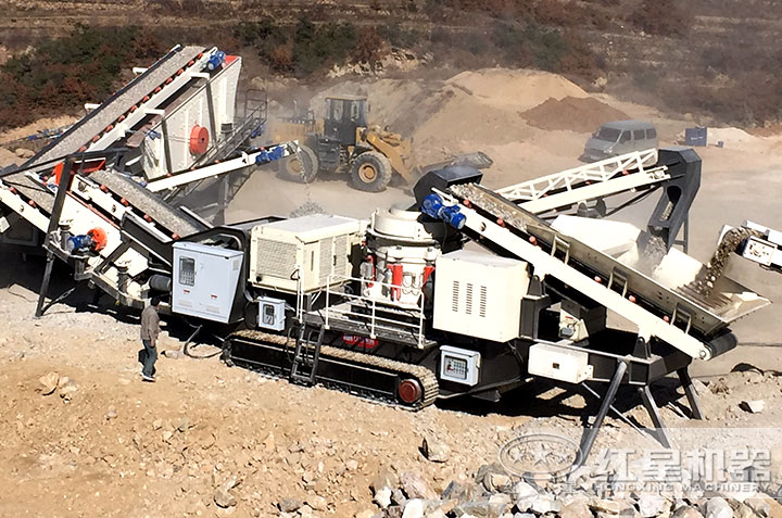 移動碎石破碎機 移動碎石破碎機