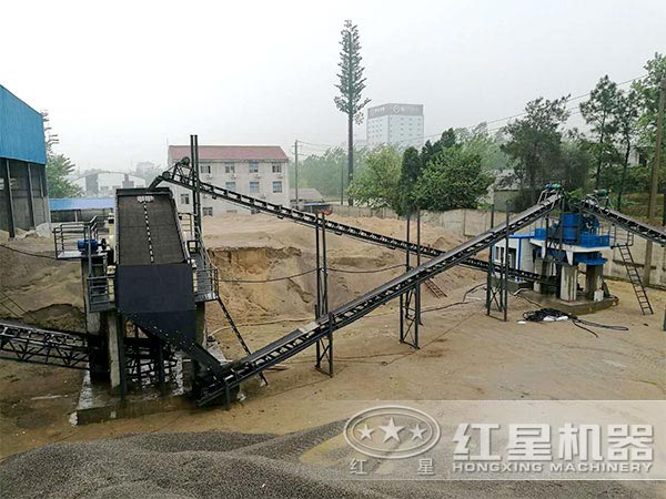 時產(chǎn)80方制砂生產(chǎn)線現(xiàn)場 時產(chǎn)80方制砂生產(chǎn)線現(xiàn)場