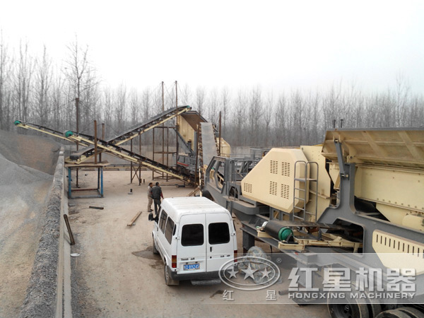 移動制砂機作業現場 移動制砂機作業現場