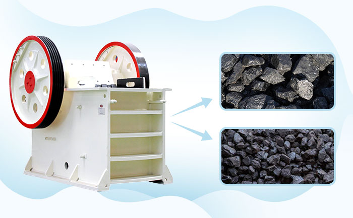 經顎破加工后的煤 經顎破加工后的煤