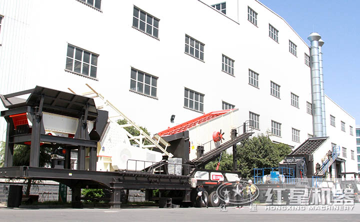 移動型礦用篩分破碎一體機設備 移動型礦用篩分破碎一體機設備